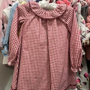 Edgehill Collection Red Gingham Kids Dress